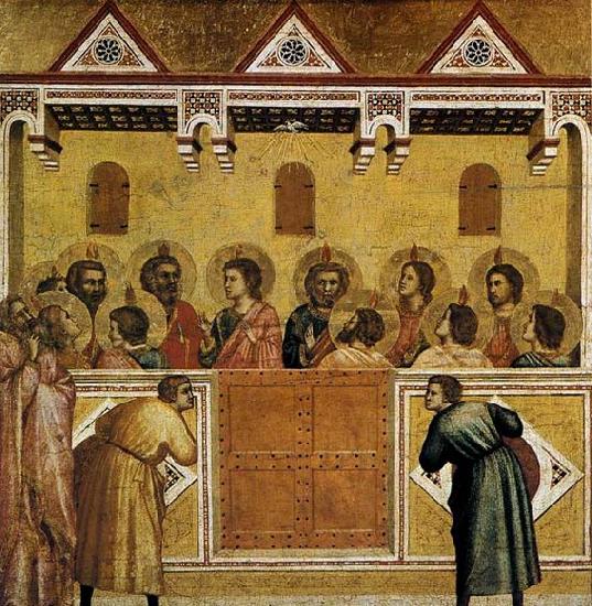GIOTTO di Bondone Pentecost oil painting image